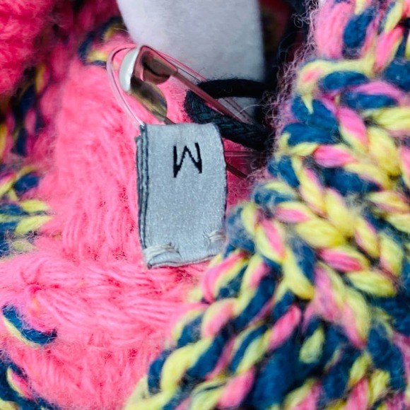 DIOR Mens Pink Striped Knit Turtleneck Wool Cashmere Summer Mens Md Wms Lg/XL - Picture 11 of 16